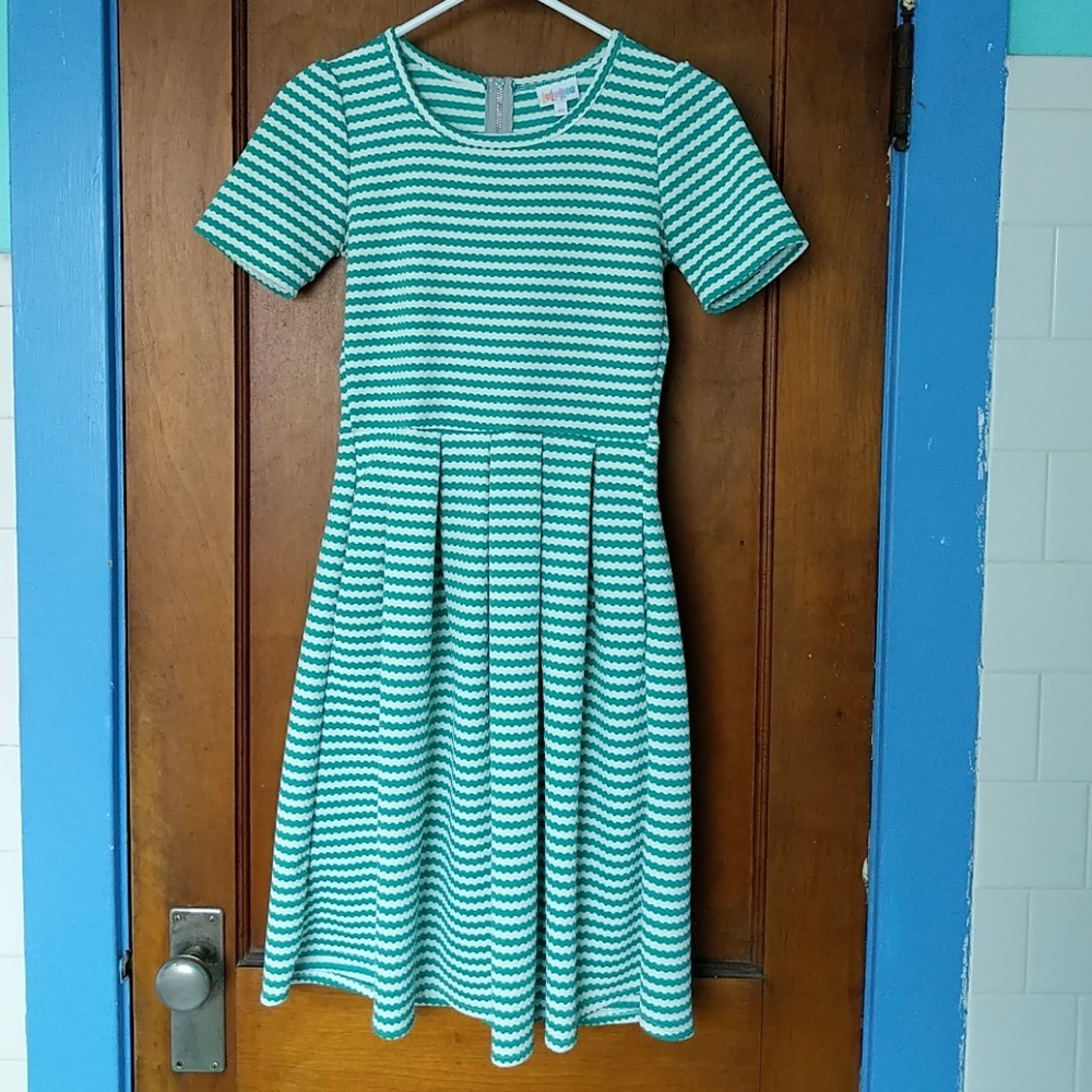 Striped Amelia dress with pockets